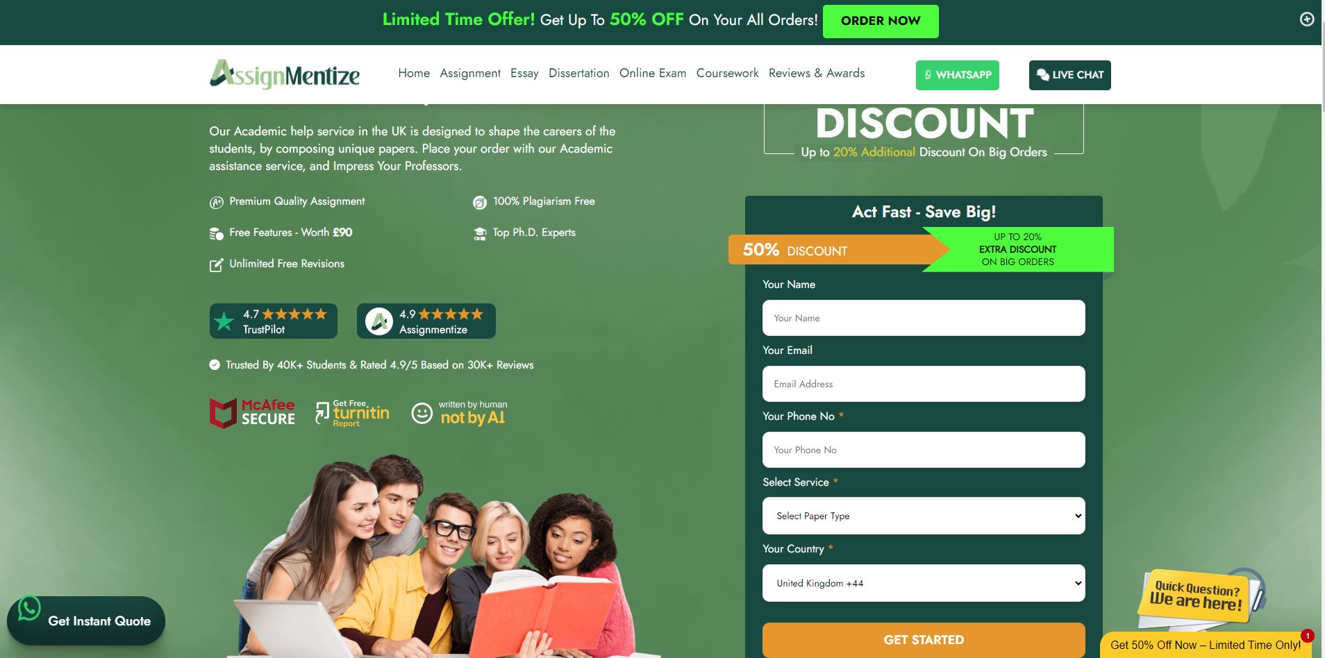 Assignmentize.co.uk Reviews